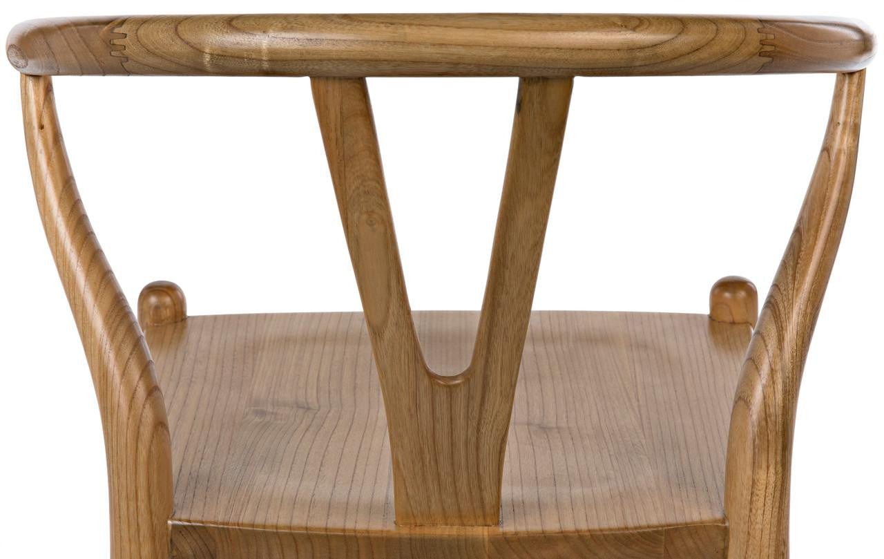 Noir Zola Dining Chair, Natural, 29"H (AE-13N YUU6013KUC)