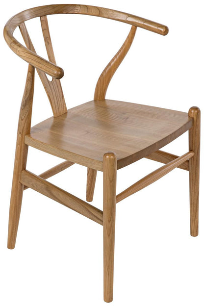 Noir Zola Dining Chair, Natural, 29"H (AE-13N YUU6013KUC)