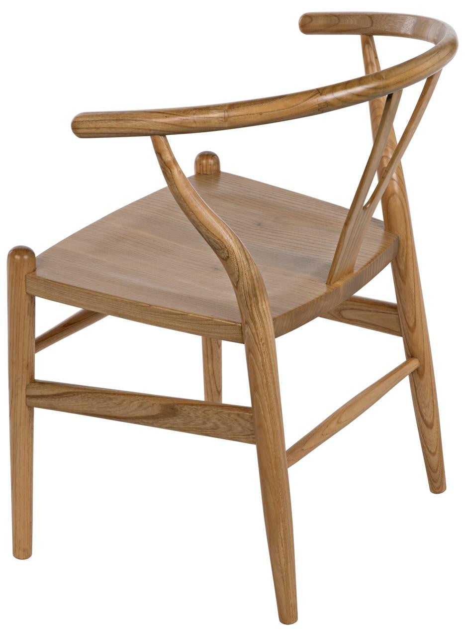 Noir Zola Dining Chair, Natural, 29"H (AE-13N YUU6013KUC)