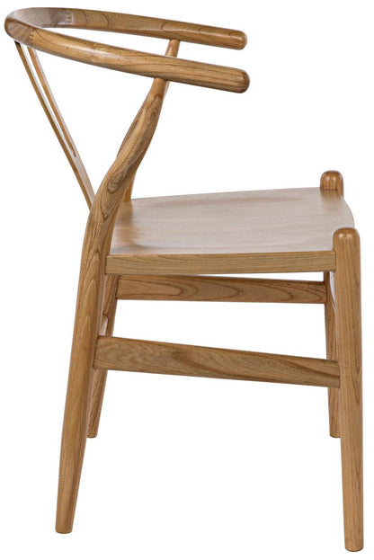 Noir Zola Dining Chair, Natural, 29"H (AE-13N YUU6013KUC)