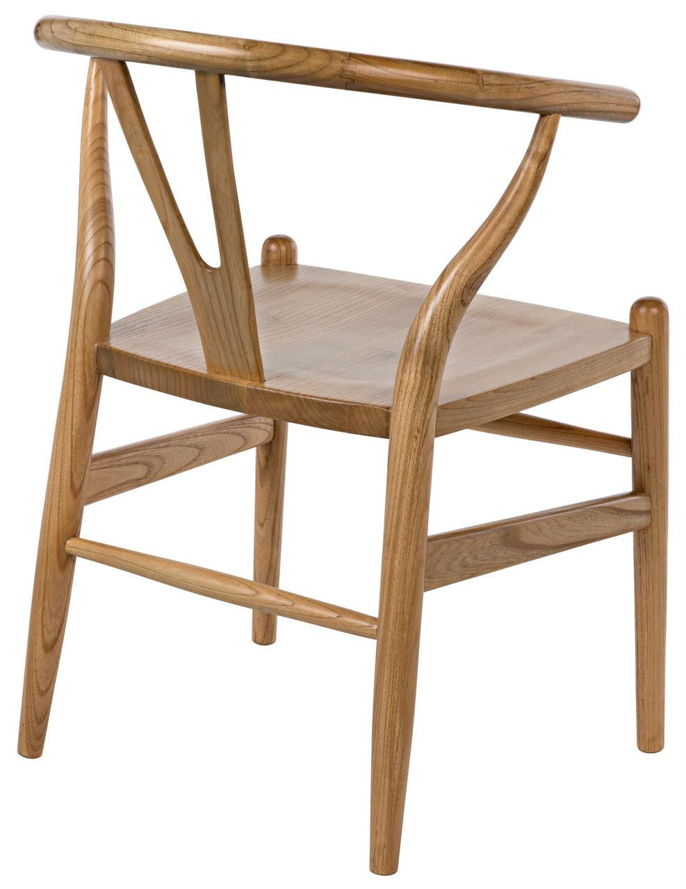 Noir Zola Dining Chair, Natural, 29"H (AE-13N YUU6013KUC)