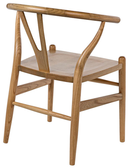 Noir Zola Dining Chair, Natural, 29"H (AE-13N YUU6013KUC)