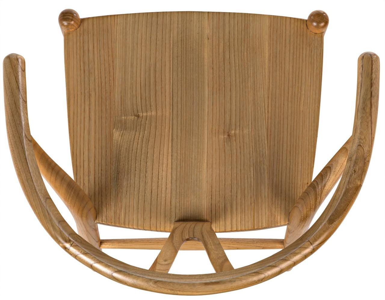 Noir Zola Dining Chair, Natural, 29"H (AE-13N YUU6013KUC)