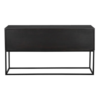 Noir Zurich Console Ebony Walnut