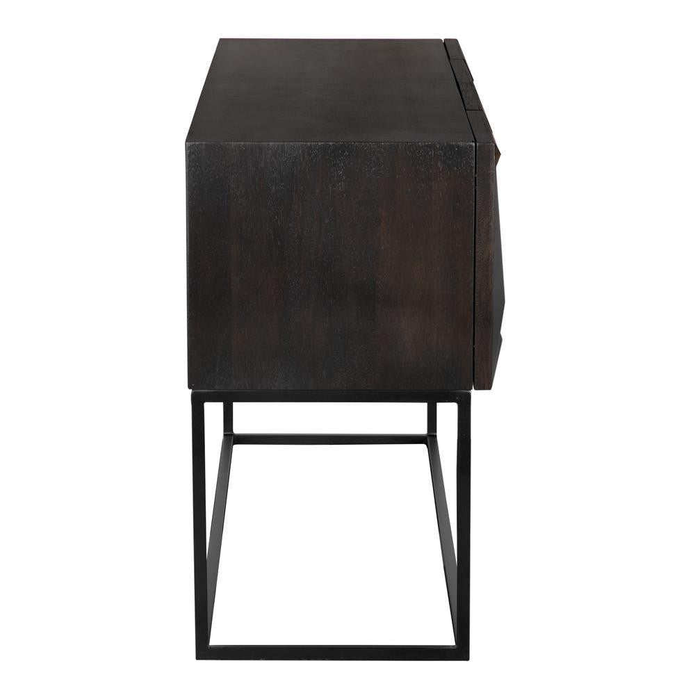 Noir Zurich Console Ebony Walnut