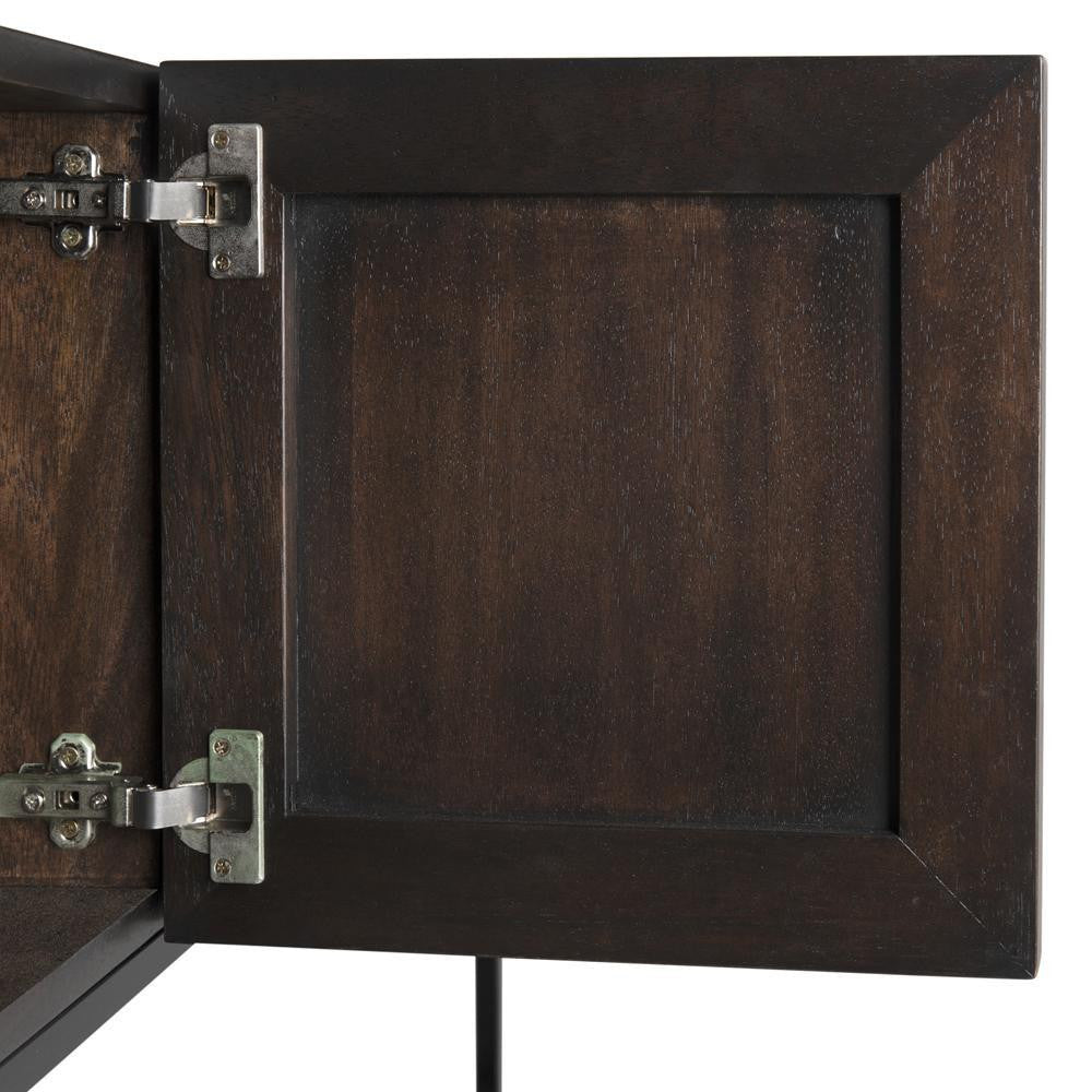Noir Zurich Console Ebony Walnut