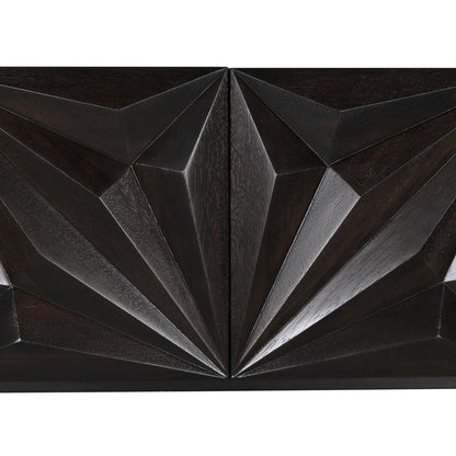 Noir Zurich Console Ebony Walnut