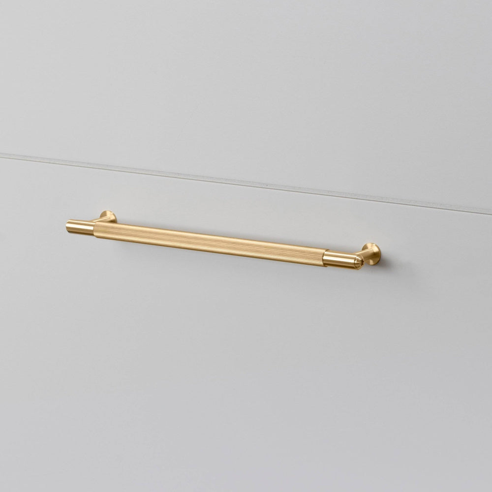 Pull Bar - Linear, Medium, Brass