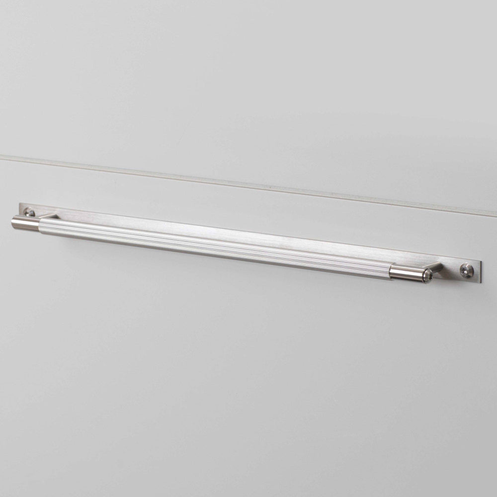 Pull Bar - Linear Plate, Large, Steel