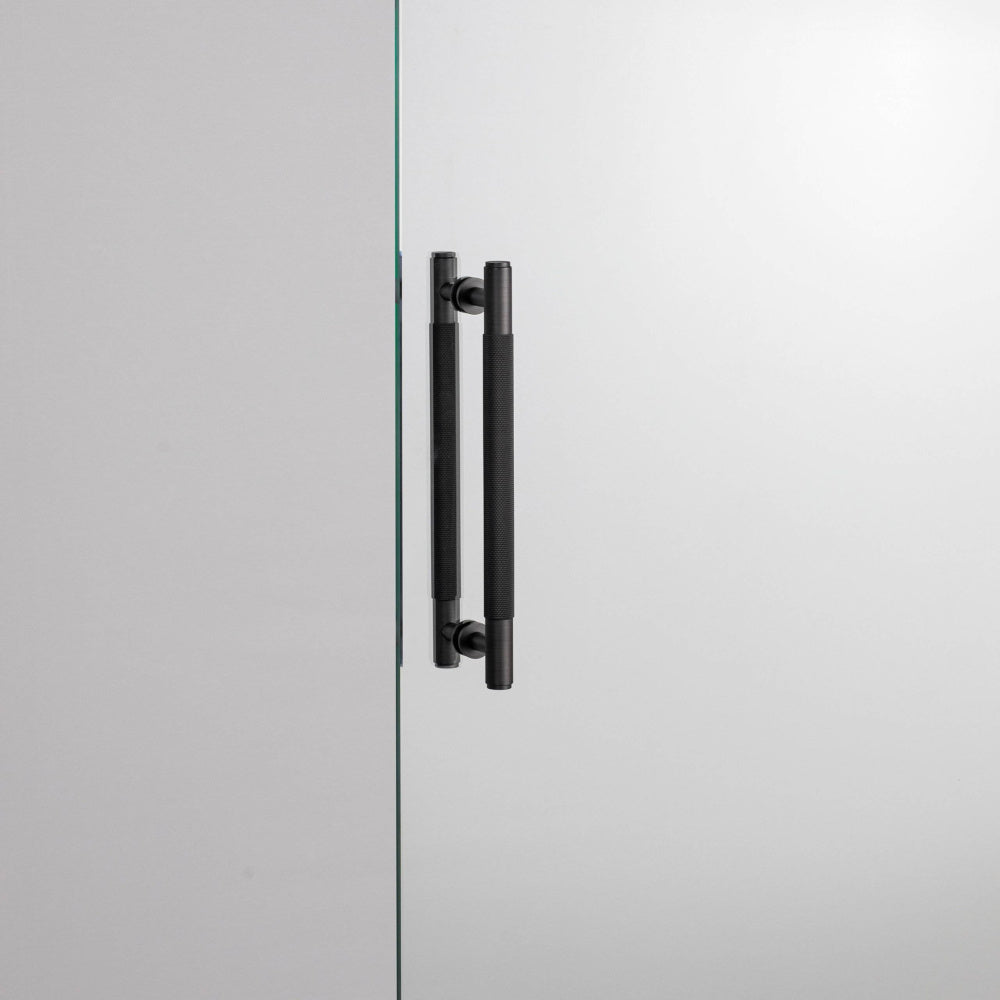 Double-Sided Pull Bar - Cross, Medium, Smoked Bronze