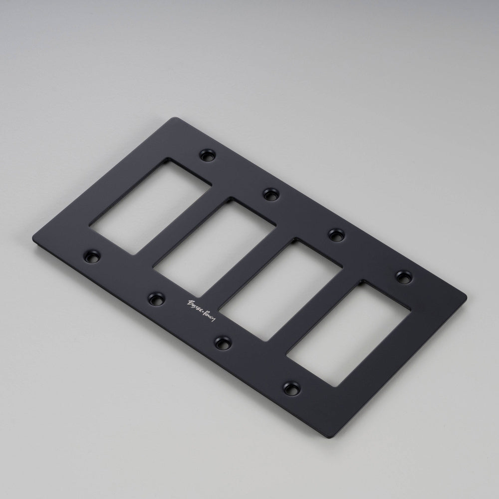 Wall Plate - 4G, Logo, Black