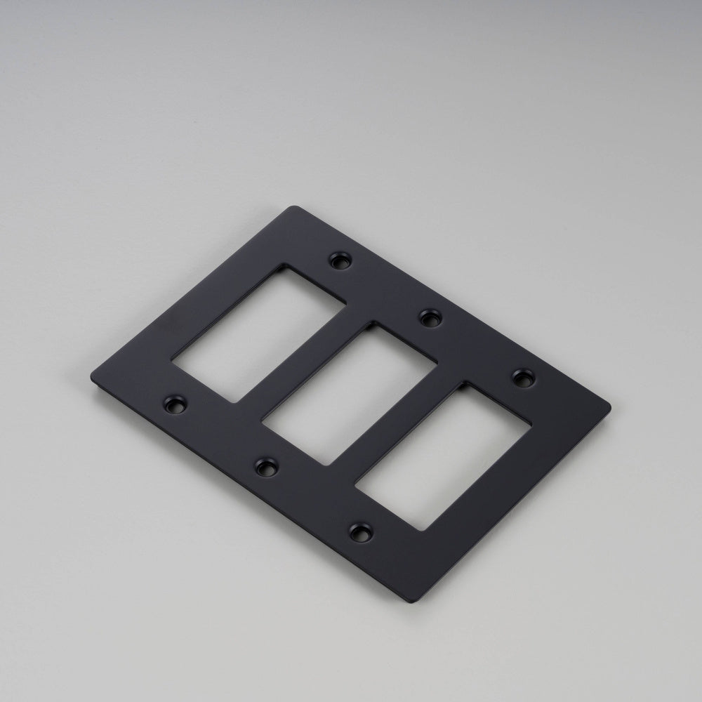 Wall Plate - 3G, No Logo, Black