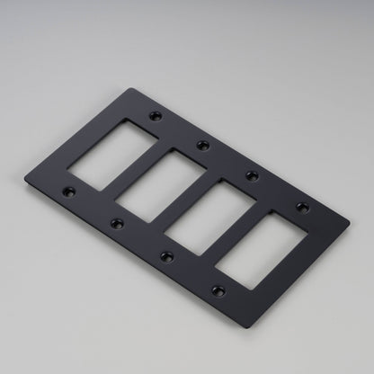 Wall Plate - 4G, No Logo, Black