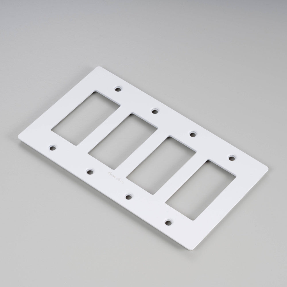 Wall Plate - 4G, Logo, White