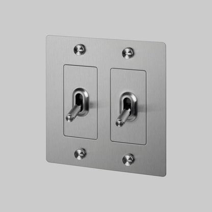 Toggle Switch - 2G, No Logo, Steel