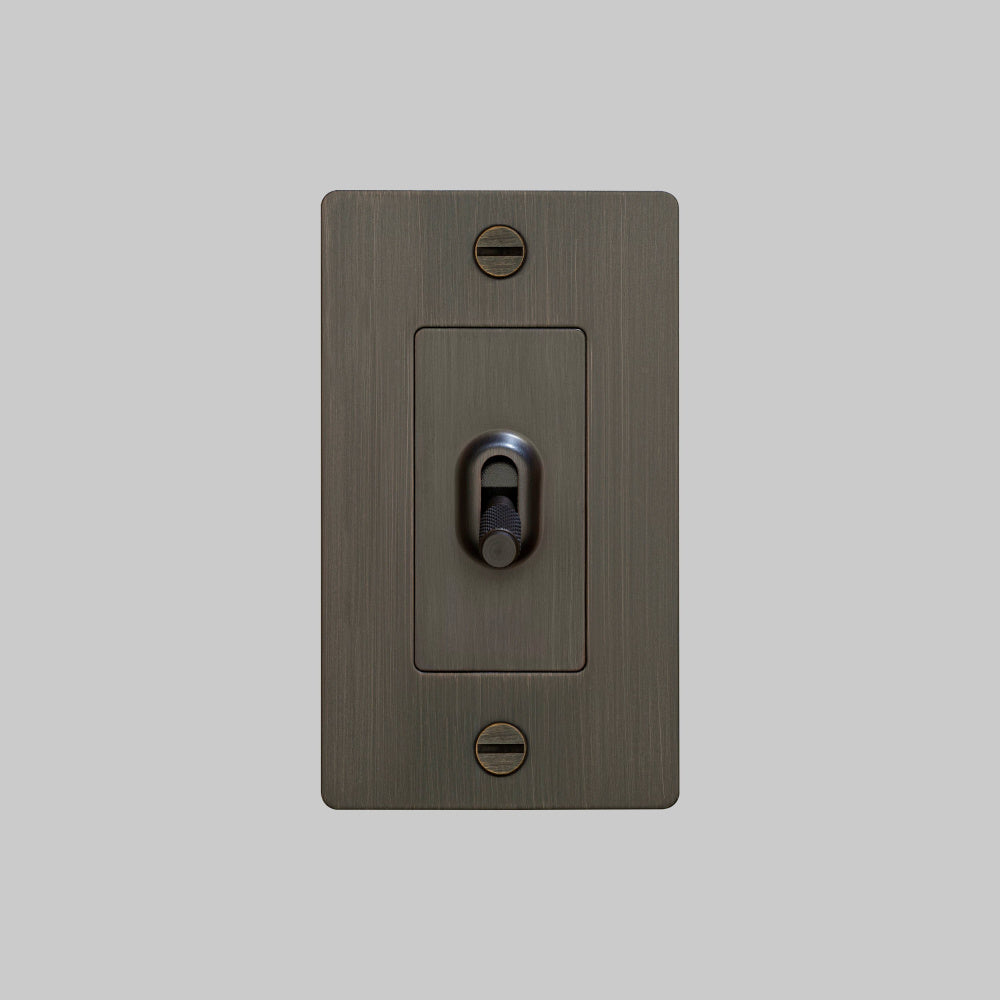 Toggle Switch - 1G, No Logo, Smoked Bronze