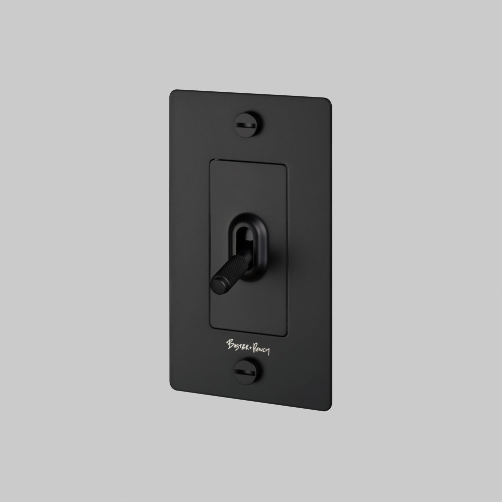 Toggle Switch - 1G, Logo, Black