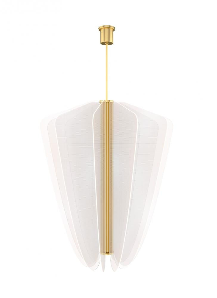 Visual Comfort Modern Nyra Chandelier Nightshade Black