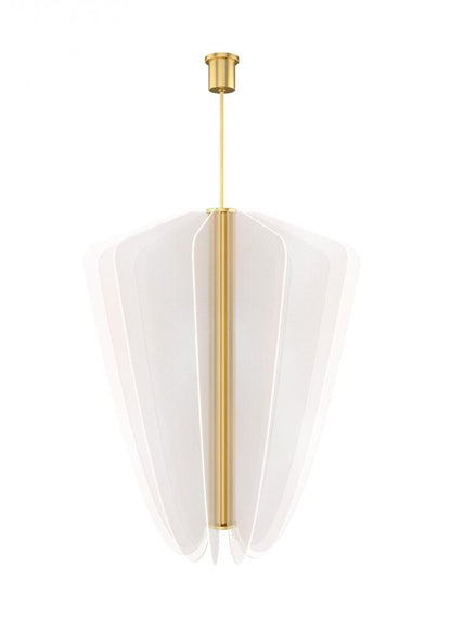 Visual Comfort Modern Nyra Chandelier Nightshade Black