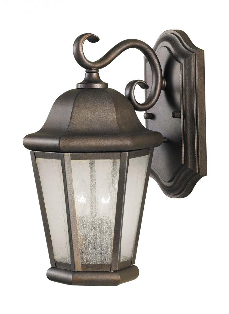 Generation Lighting Martinsville Medium Two Light Outdoor Wall Lante Corinthian Bronze