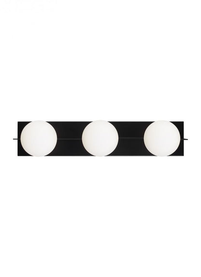 Visual Comfort Modern Orbel Bath Vanity Black, Matte Black