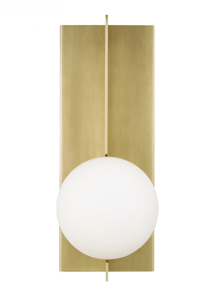 Visual Comfort Modern Orbel Wall Sconce Brass, Aged Brass