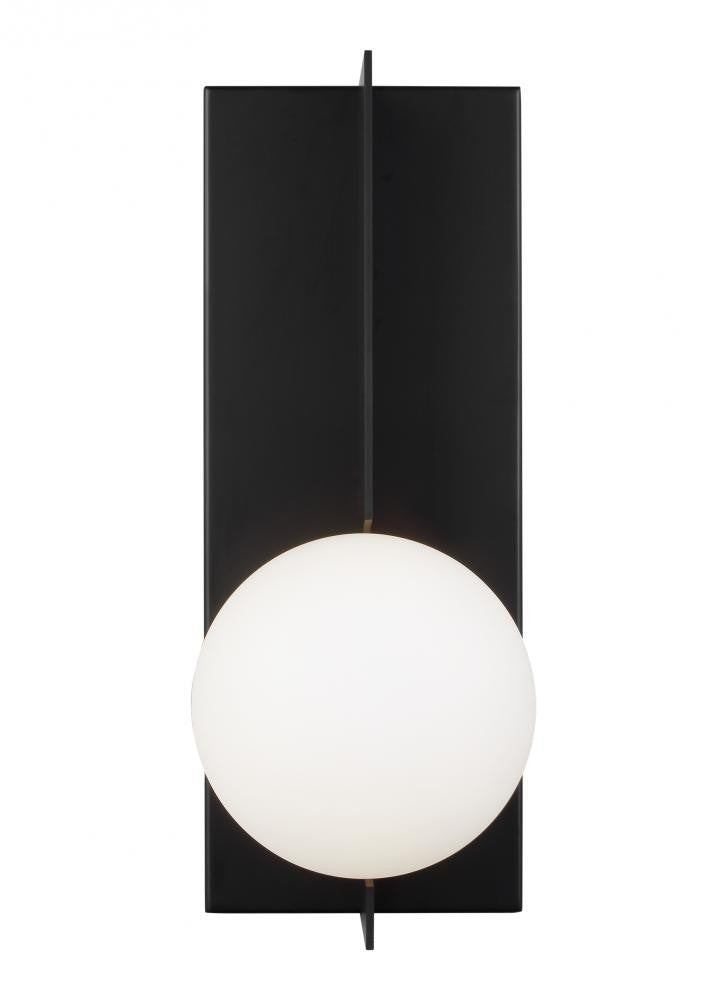 Visual Comfort Modern Orbel Wall Sconce Black, Matte Black