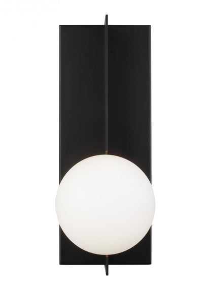 Visual Comfort Modern Orbel Wall Sconce Black, Matte Black