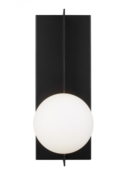 Visual Comfort Modern Orbel Wall Sconce Black, Matte Black