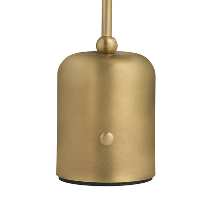 Arteriors Home Lumi Rechargeable Accent Lamp Antique Brass