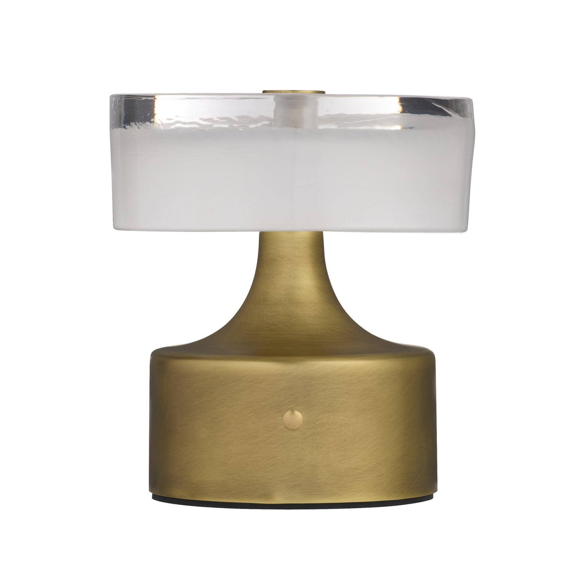Arteriors Home Verglas Mini Rechargeable Accent Lamp Antique Brass