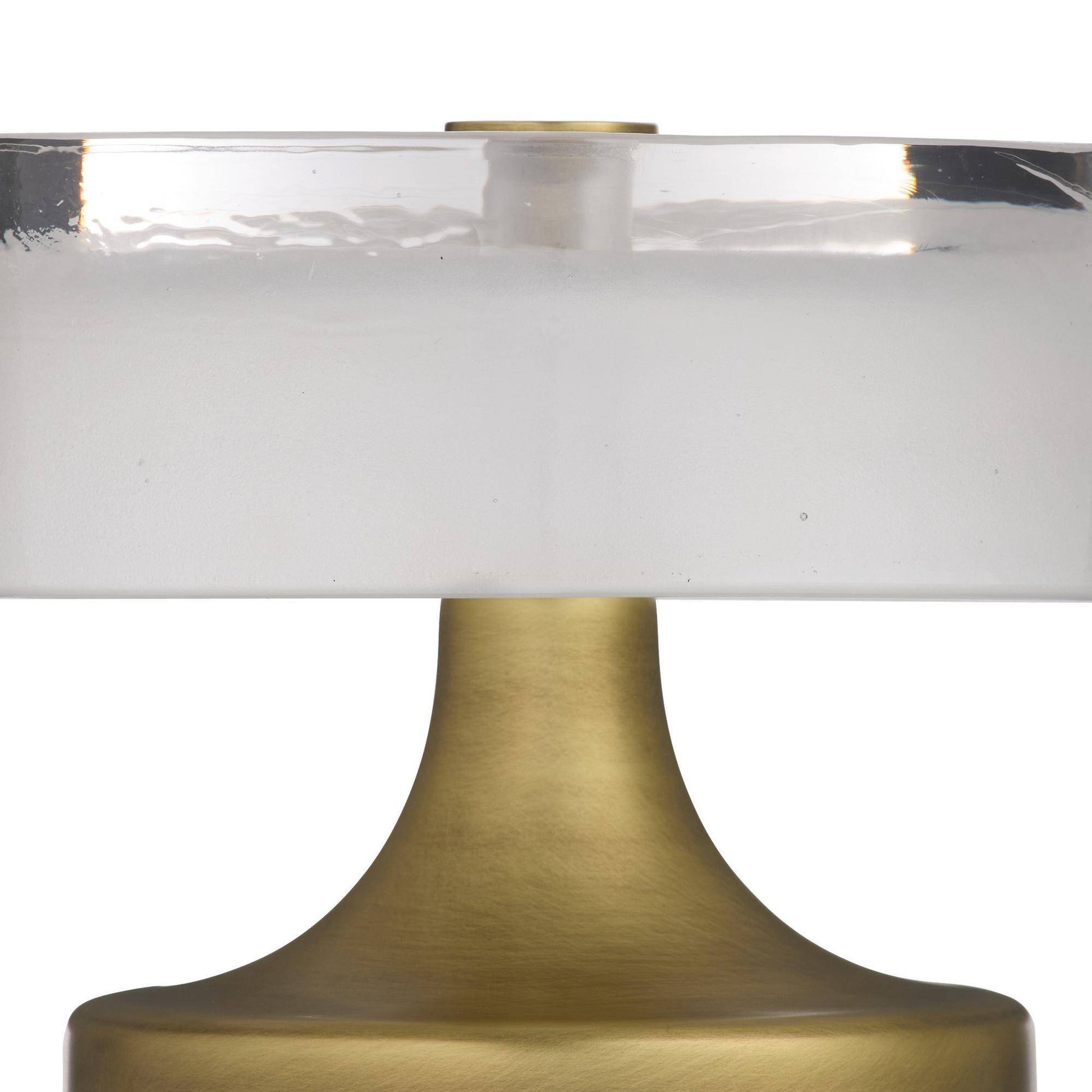 Arteriors Home Verglas Mini Rechargeable Accent Lamp Antique Brass