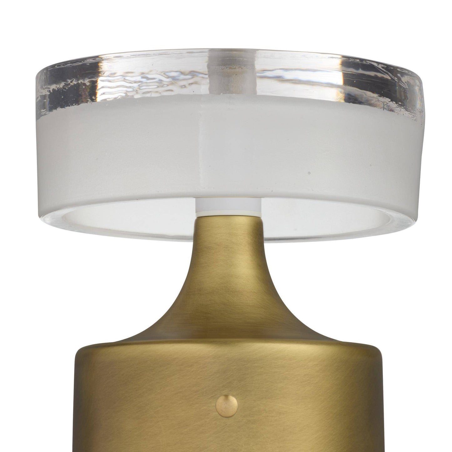 Arteriors Home Verglas Mini Rechargeable Accent Lamp Antique Brass
