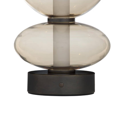 Arteriors Home Raphael Rechargeable Accent Lamp Champagne Smoke