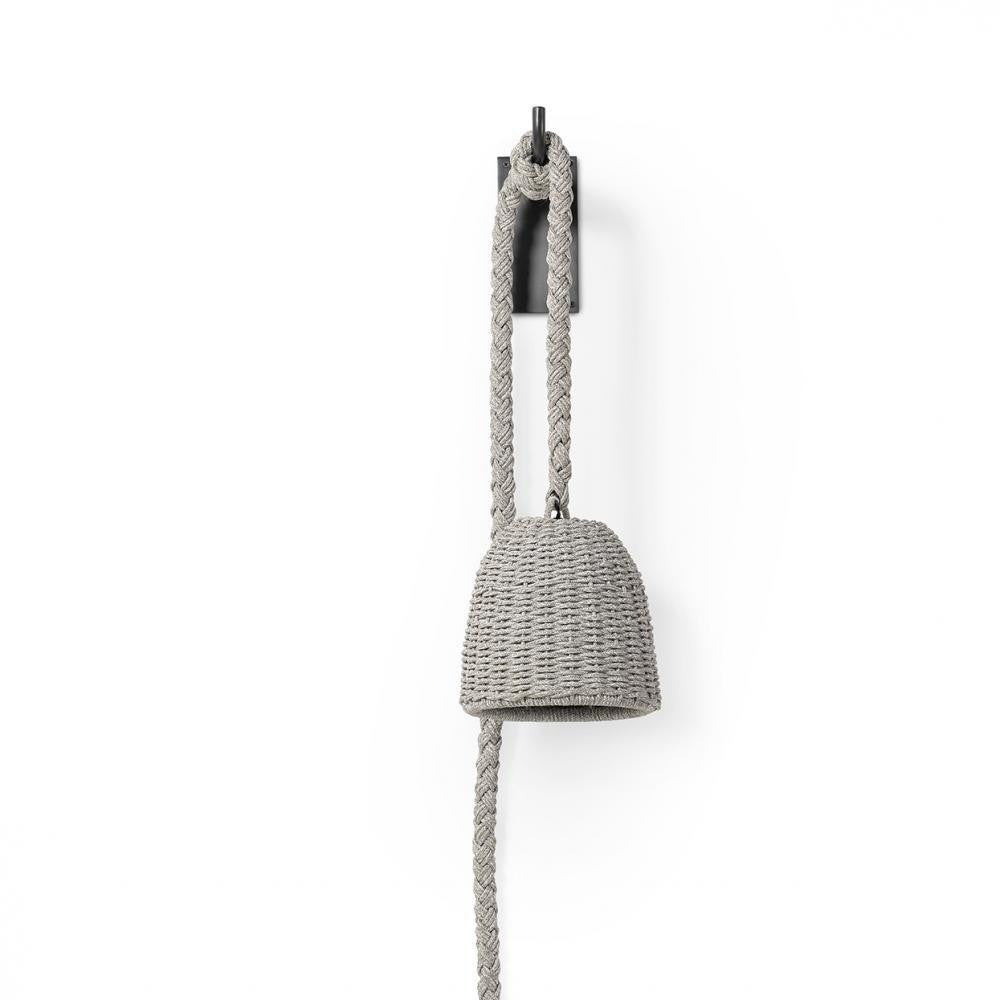 Palecek Asilomar Outdoor Wall Pendant Grey Bronze, Natural Tone