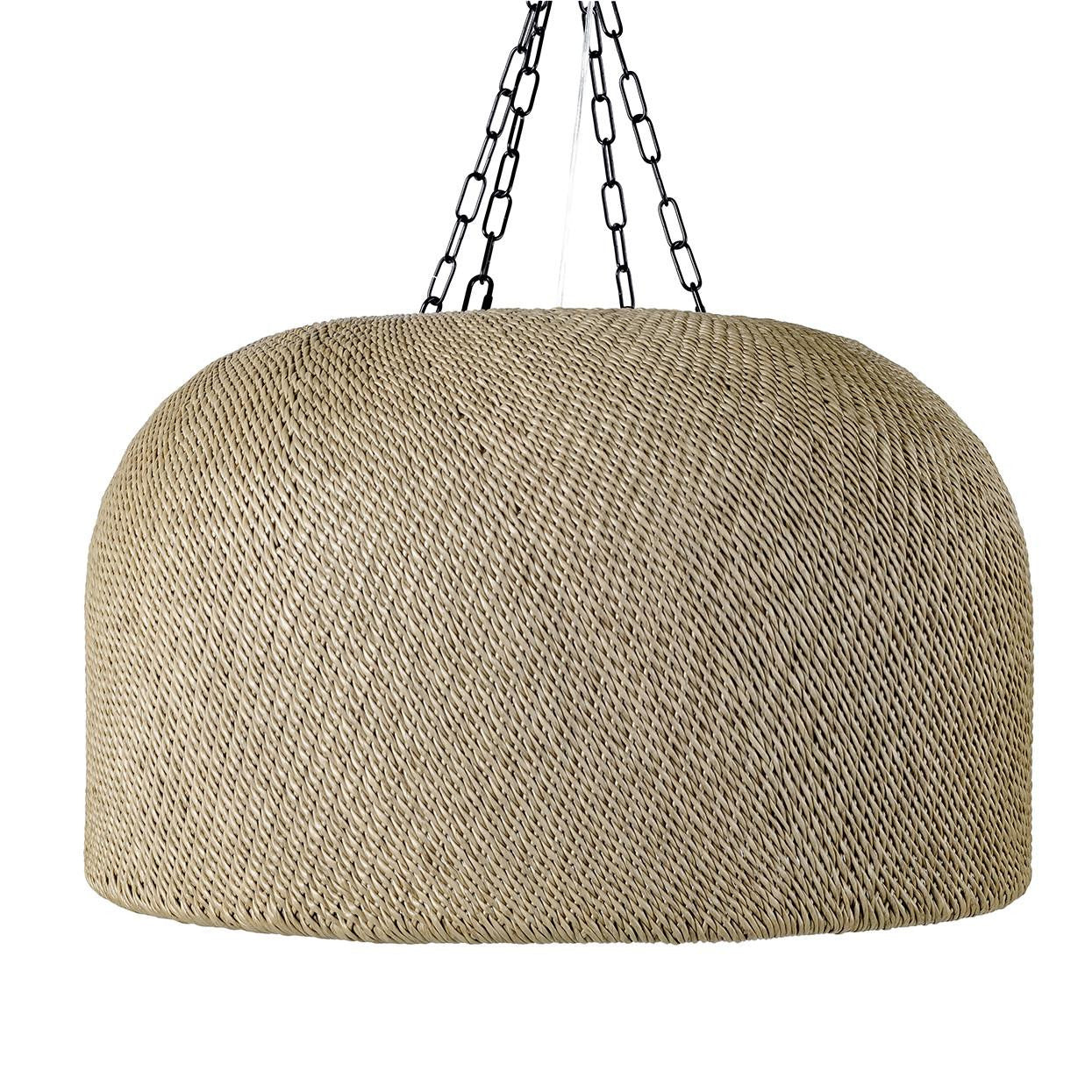 Palecek Augustine Outdoor Chandelier, 3-Light, Tan, 36.75"W (2053-79 3706TM42)
