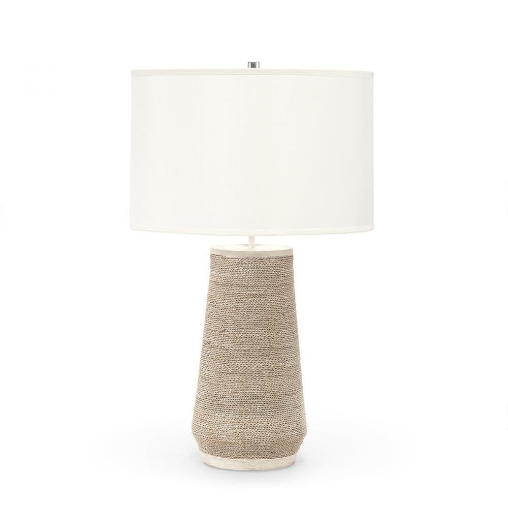 Palecek Aviana Table Lamp Tan, Whitewash