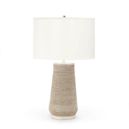 Palecek Aviana Table Lamp Tan, Whitewash