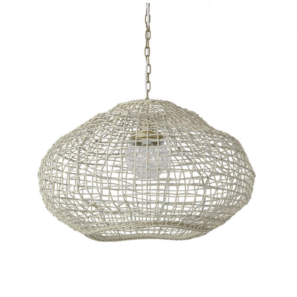 Palecek Belvedere Outdoor Pendant Large Gray
