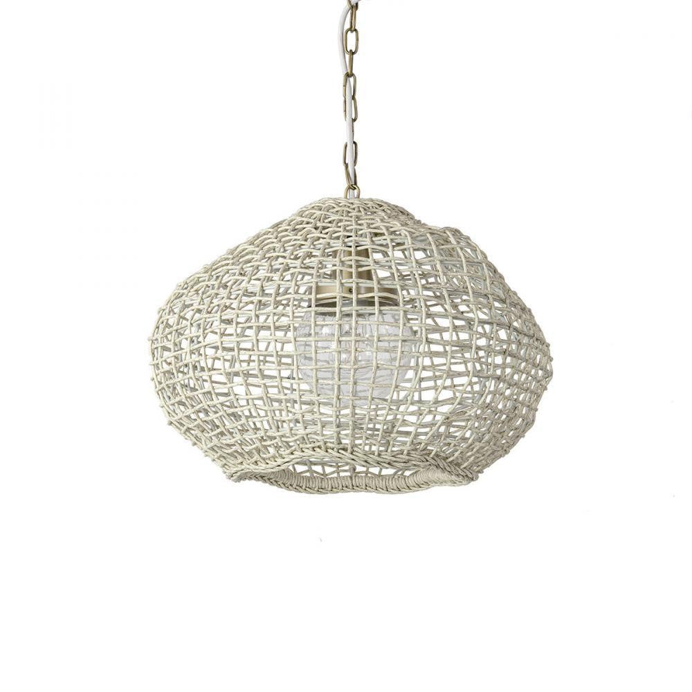Palecek Belvedere Outdoor Pendant Small Gray