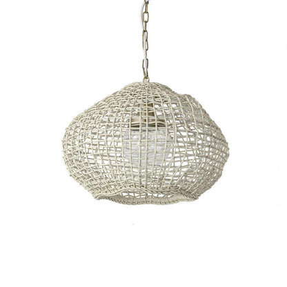 Palecek Belvedere Outdoor Pendant Small Gray