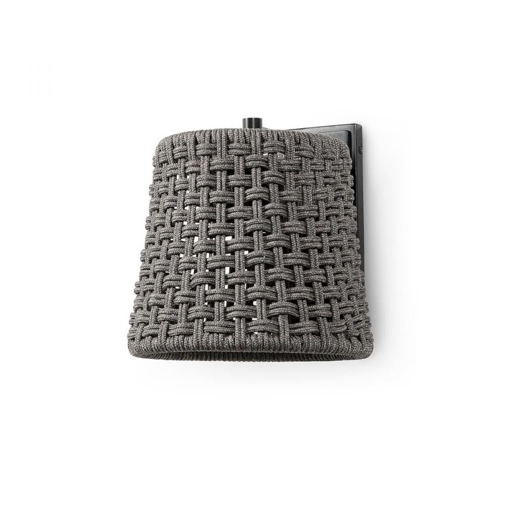 Palecek Brunswick Outdoor Wall Sconce Charcoal