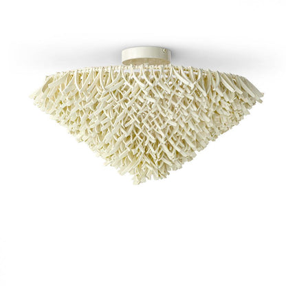 Palecek Cadiz Semi Flush Mount Cream