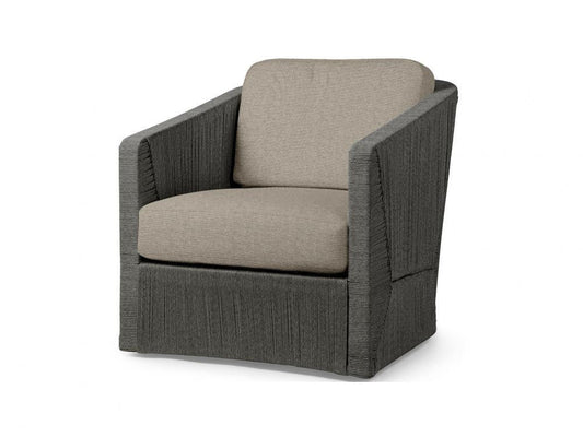 Carmine Outdoor Swivel Lounge Chair - Coal
