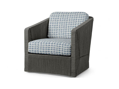 Carmine Outdoor Swivel Lounge Chair - Coal