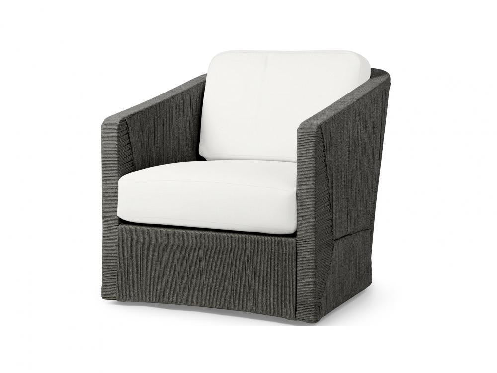 Carmine Outdoor Swivel Lounge Chair - Coal