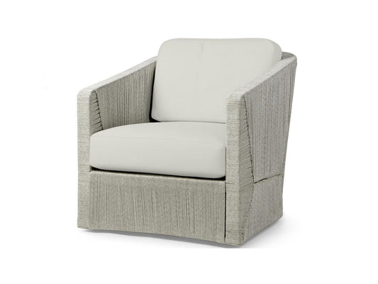 Carmine Outdoor Swivel Lounge Chair - Light Fog