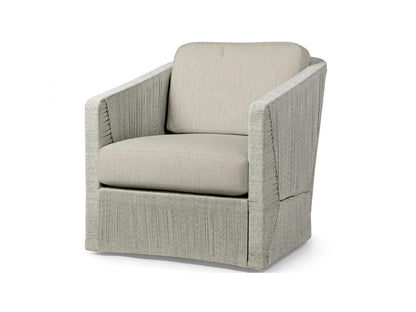 Carmine Outdoor Swivel Lounge Chair - Light Fog