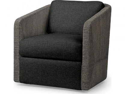Carmine Swivel Lounge Chair - Mocha Wash, Standard Cushion