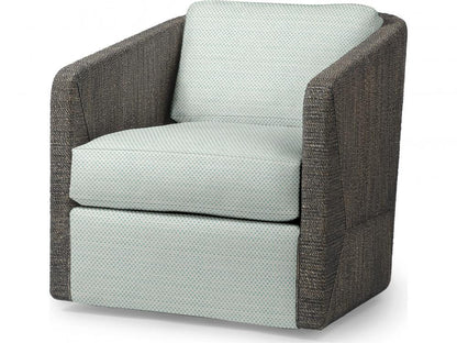 Carmine Swivel Lounge Chair - Mocha Wash, Standard Cushion